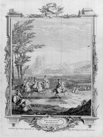 The Battle of Blenheim, 13th-18th August 1704, 1735 by Claude Dubosc